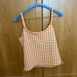 Madewell Gingham Tank Top